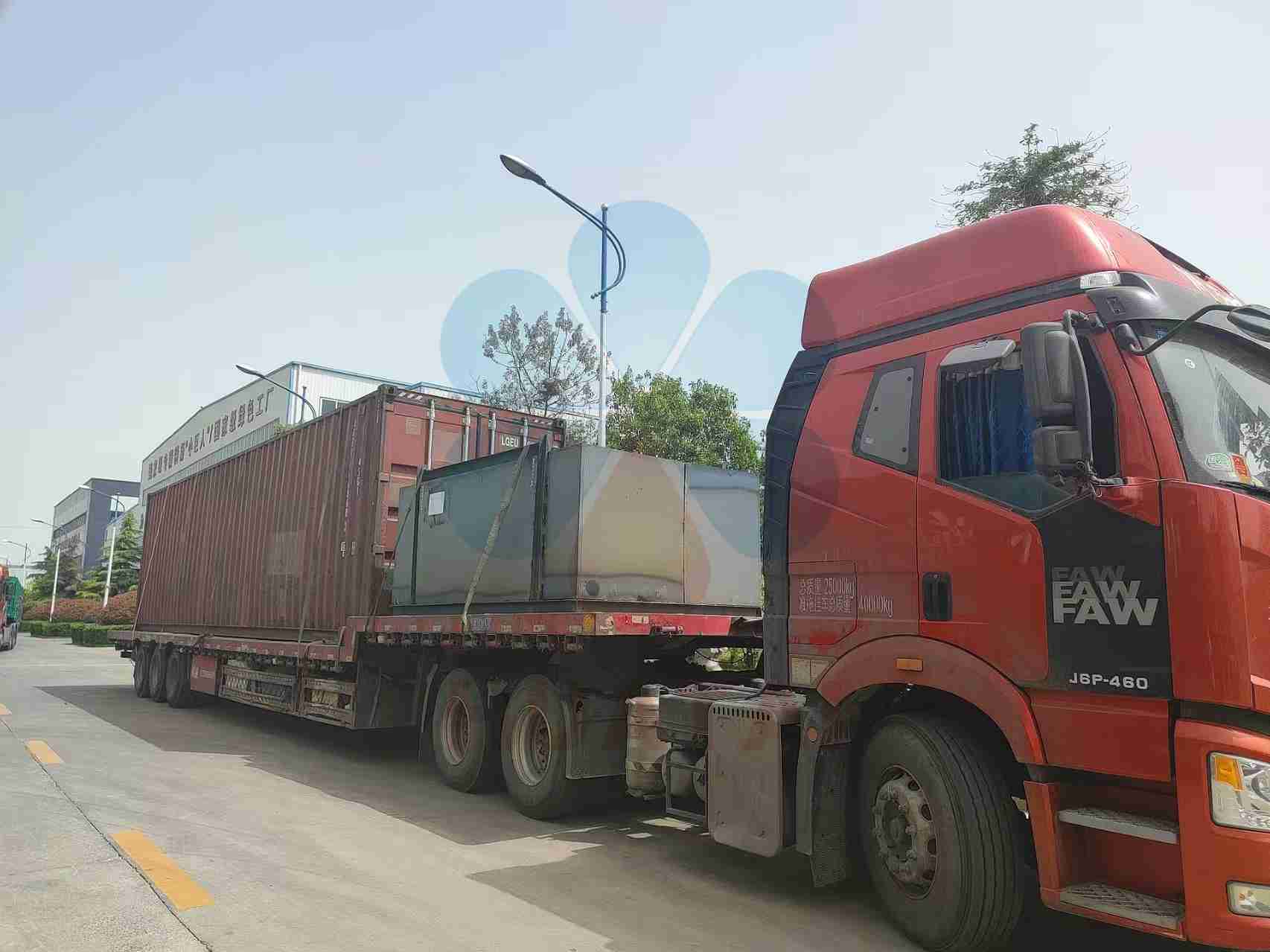 150T/D Sunflower Seed Cake Extraction Project by Huatai Ships to Russia